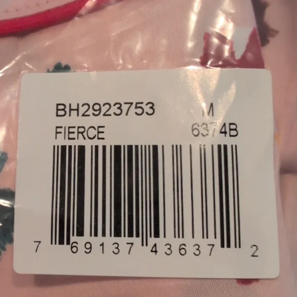 NWT Bed Head Classic Cotton Long Sleeve Pink Pajamas- Fierce Pattern, Size M - Picture 9 of 10